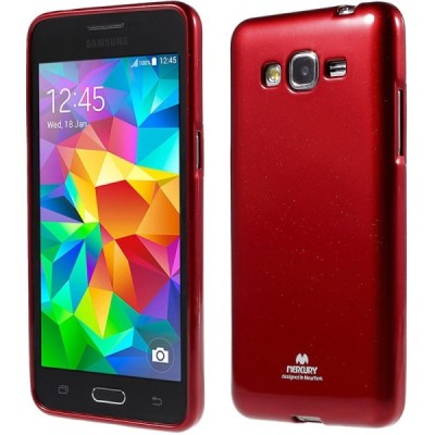 Samsung Galaxy Grand Prime (G530) Mercury sarkans cieta silikona (TPU) apvalks / vacins.lv