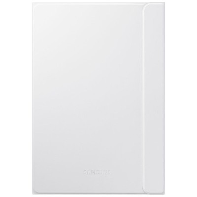 Originalus Samsung Galaxy Tab A 9.7 (T555, T550) Book Cover atverčiamas baltas odinis dėklas / Priedai.lt