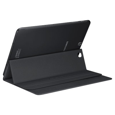 Origināls Samsung Galaxy S2 9.7 (T815, T810) Book Cover ādas atvēramais melns maciņš / Vacins.lv