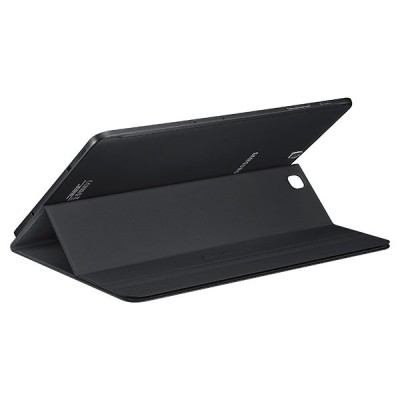 Origināls Samsung Galaxy S2 9.7 (T815, T810) Book Cover ādas atvēramais melns maciņš / Vacins.lv