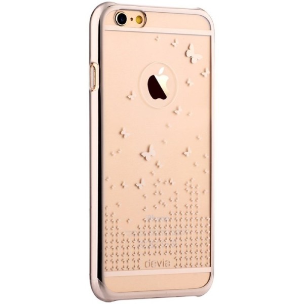 „Devia“ Butterfly dėklas - auksinis (iPhone 6 / 6S)