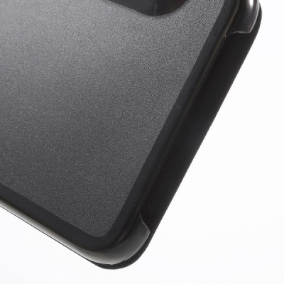 Samsung Galaxy S6 Edge+ Plus (G928) View Window atvēramais melns maciņš / Vacins.lv