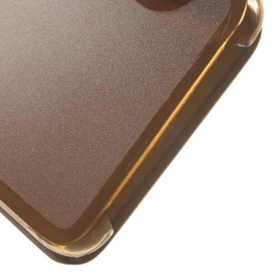 Samsung Galaxy S6 Edge+ Plus (G928) View Window atverčiamas auksinis dėklas - knygutė / Priedai.lt