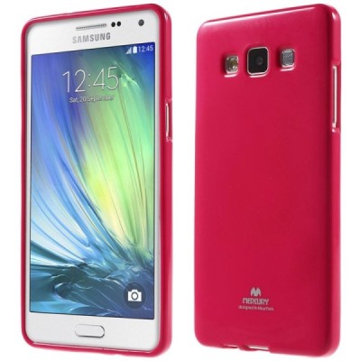 Samsung Galaxy A5 Mercury tumši rozs cieta silikona (TPU) apvalks / vacins.lv
