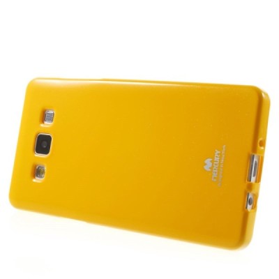 Samsung Galaxy A5 Mercury dzeltens cieta silikona (TPU) apvalks / vacins.lv