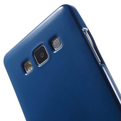 Samsung Galaxy A5 Mercury tumši zils cieta silikona (TPU) apvalks / vacins.lv