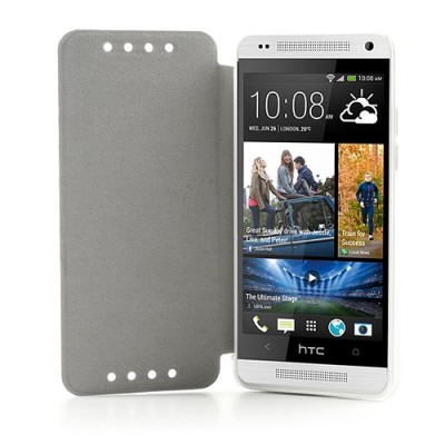 Atverčiamas HTC One mini baltas dėklas / Priedai.lt