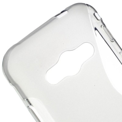 Samsung Galaxy Xcover 3 (G388) cieta silikona (TPU) dzidrs (pelēks) un matēts apvalks / Vacins.lv