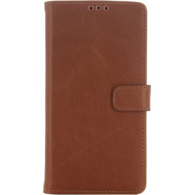 Sony Xperia Z5 atvēramais ādas gaiši brūns retro maciņš (maks) / Vacins.lv