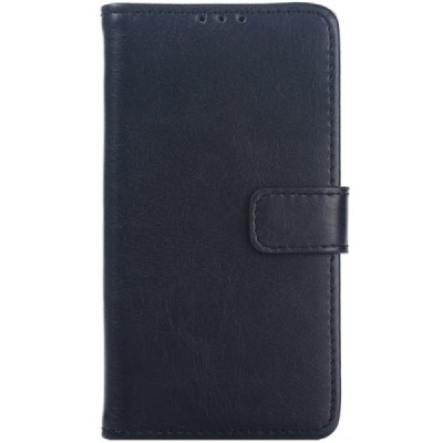 Sony Xperia Z5 Compact atverčiamas juodas odinis retro dėklas - piniginė / Priedai.lt