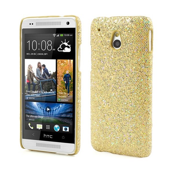 Blizgantis dėklas - auksinis (One mini)