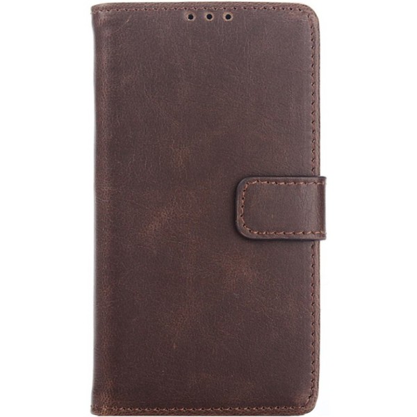 „Retro“ atverčiamas dėklas - tamsiai rudas (Xperia Z5 Compact)