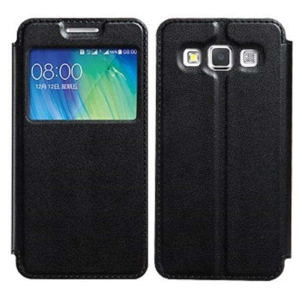 „Kalaideng“ Sun atverčiamas dėklas - juodas (Galaxy A3 2015)