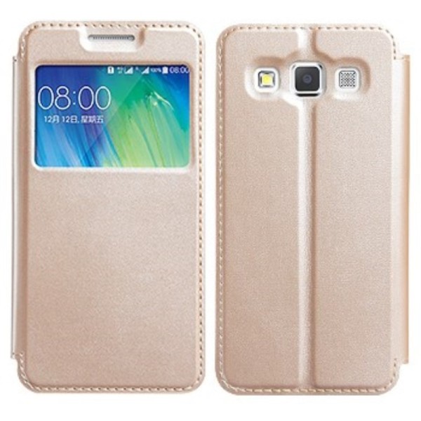 „Kalaideng“ Sun atvēramais maciņš - zelta (Galaxy A3 2015)