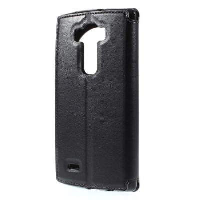 Roar Noble atverčiamas LG G Flex 2 H955 juodas odinis dėklas - knygutė / Priedai.lt