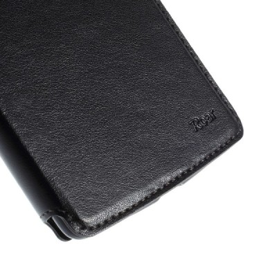 Roar Noble atverčiamas LG G Flex 2 H955 juodas odinis dėklas - knygutė / Priedai.lt