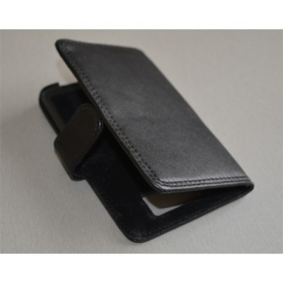 HTC HD2 juodas odinis dėklas / Priedai.lt