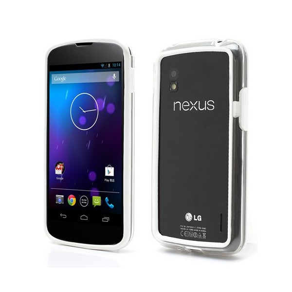 Rāmis (bamperis) - dzidrs, balts (Nexus 4)