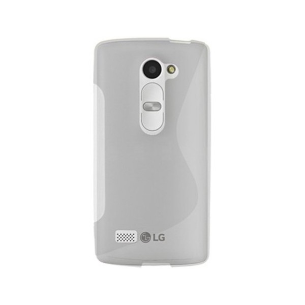 Kieto silikono (TPU) dėklas - skaidrus, pilkas (Leon)