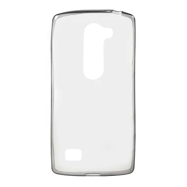 Planākais TPU dzidrs apvalks - pelēks (Leon)