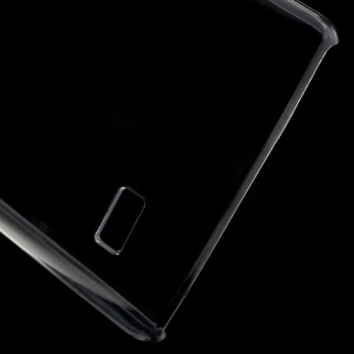 LG Leon 4G LTE plastikinis skaidrus (permatomas) dėklas - nugarėlė / Priedai.lt