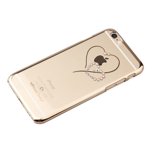 „X-Fitted“ Telesthesia Swarovski dėklas - auksinis (iPhone 6 / 6S)