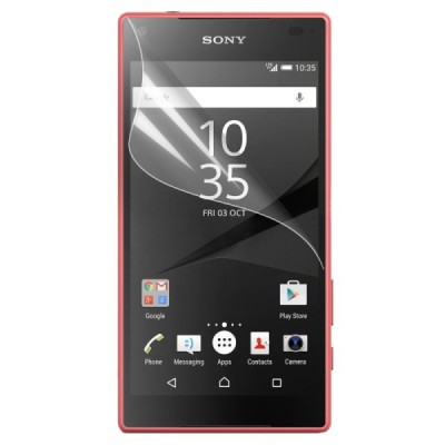 Sony Xperia Z5 Compact apsauginė skaidri ekrano plėvelė / Priedai.lt