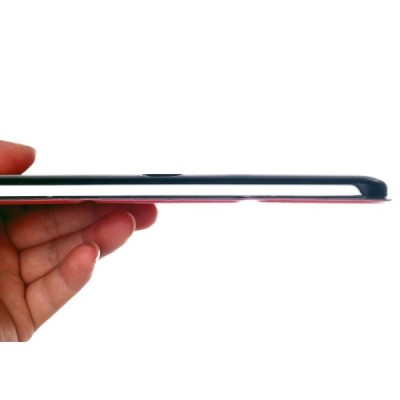 Samsung Galaxy Tab S2 9,7 (T815, T810) atverčiamas raudonas odinis dėklas - knygutė (sulankstomas) / Priedai.lt