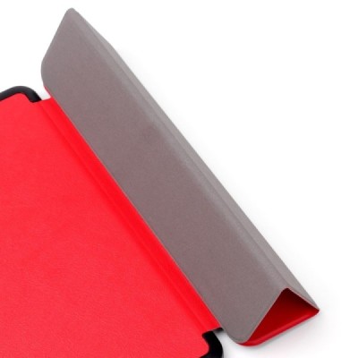 Samsung Galaxy Tab S2 9,7 (T815, T810) atverčiamas raudonas odinis dėklas - knygutė (sulankstomas) / Priedai.lt