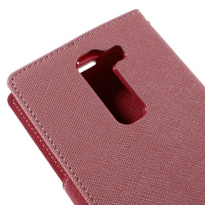 LG G4c (H525) Mercury atvērams rozs maciņš (maks) / Vacins.lv