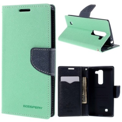 LG G4c (H525) Mercury atvērams piparmētru maciņš (maks) / Vacins.lv