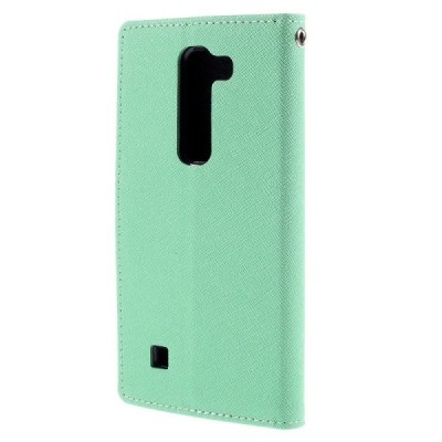 LG G4c (H525) Mercury atvērams piparmētru maciņš (maks) / Vacins.lv