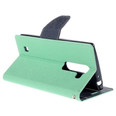 LG G4c (H525) Mercury atvērams piparmētru maciņš (maks) / Vacins.lv