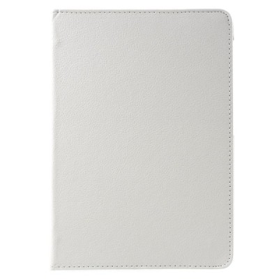 Samsung Galaxy Tab S2 9.7 (T815, T810) 4G LTE atvēramais balts ādas maciņš, grozās 360° grādu apjomā / Vacins.lv