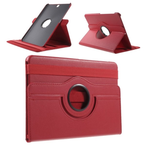 Atvēramais maciņš (360°) - sarkans (Galaxy Tab S2 9.7 / Galaxy Tab S2 VE 9.7)