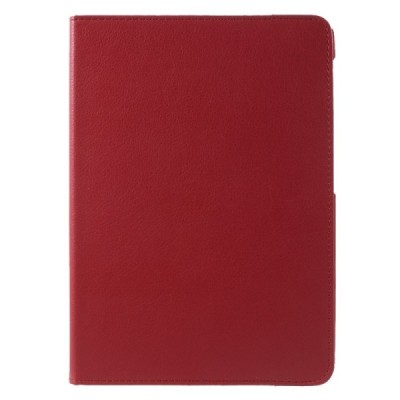 Samsung Galaxy Tab S2 9.7 (T815, T810) 4G LTE atvēramais sarkans ādas maciņš, grozās 360° grādu apjomā / Vacins.lv