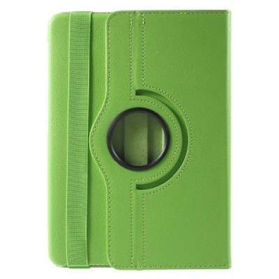 Samsung Galaxy Tab S2 9.7 (T815, T810) 4G LTE atvēramais zaļš ādas maciņš, grozās 360° grādu apjomā / Vacins.lv
