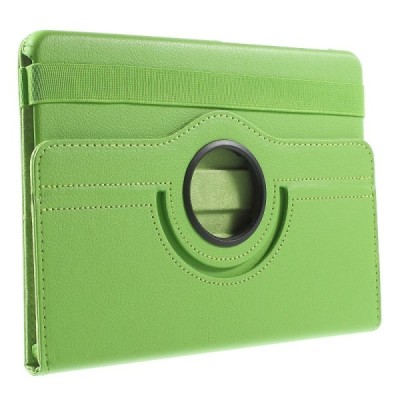 Samsung Galaxy Tab S2 9.7 (T815, T810) 4G LTE atvēramais zaļš ādas maciņš, grozās 360° grādu apjomā / Vacins.lv