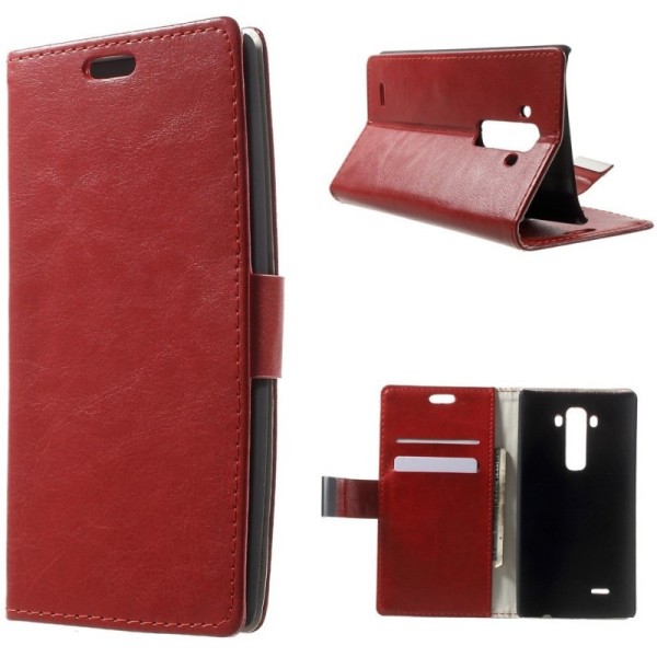 Atverčiamas dėklas - raudonas (G Flex 2)