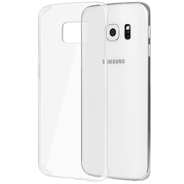 Plastikinis dėklas - skaidrus (Galaxy S6 Edge+)