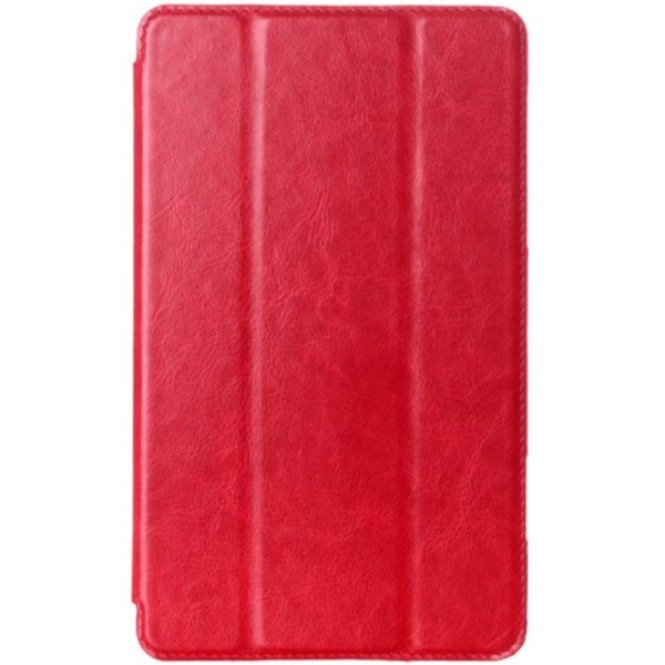 Atvēramais ādas maciņš - sarkans (Galaxy Tab S 8.4)