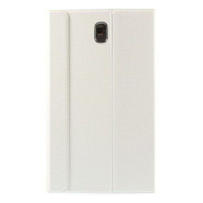 Samsung Galaxy Tab S 8.4 (T705, T700) SMART ādas atvēramais balts maciņš / Vacins.lv