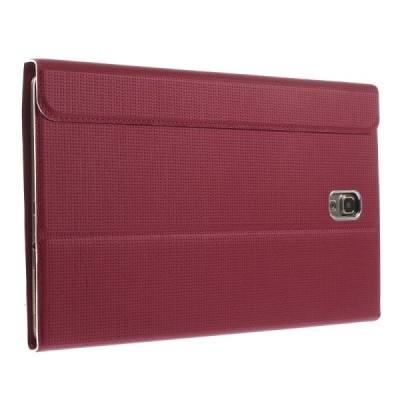 Samsung Galaxy Tab S 8.4 (T705, T700) SMART ādas atvēramais sarkans maciņš / Vacins.lv