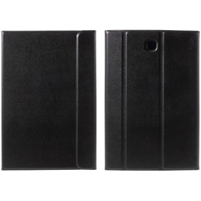 Samsung Galaxy Tab S2 8.0 (T715, T710) Smart Case ādas atvēramais melns maciņš / Vacins.lv