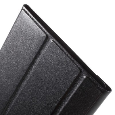 Samsung Galaxy Tab S2 8.0 (T715, T710) Smart Case ādas atvēramais melns maciņš / Vacins.lv
