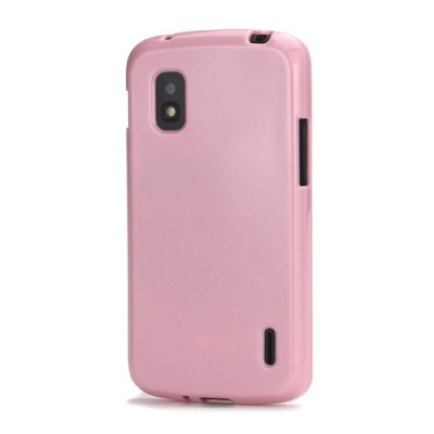 Nexus 4 E960 Jelly Case rozs cieta silikona (TPU) futrālis / Vacins.lv