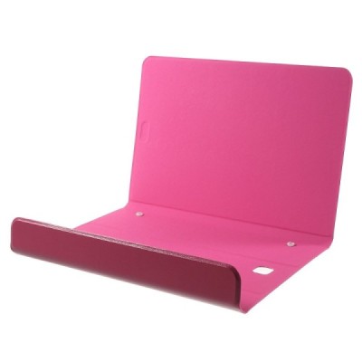 Samsung Galaxy Tab S2 8.0 (T715, T710) Smart Case ādas atvēramais tumši rozs maciņš / Vacins.lv