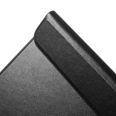 Samsung Galaxy Tab S2 9.7 (T815, T810) Smart Case ādas atvēramais melns maciņš / Vacins.lv