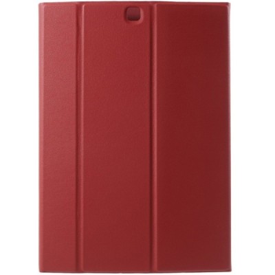 Samsung Galaxy Tab S2 9.7 (T815, T810) Smart Case atverčiamas raudonas odinis dėklas / Priedai.lt