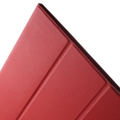 Samsung Galaxy Tab S2 9.7 (T815, T810) Smart Case atverčiamas raudonas odinis dėklas / Priedai.lt